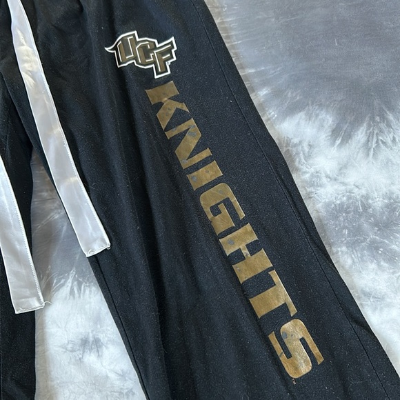 UCF Knights Black Gold Sweatpants University of Central Florida Sideline Apparel - Picture 2 of 6
